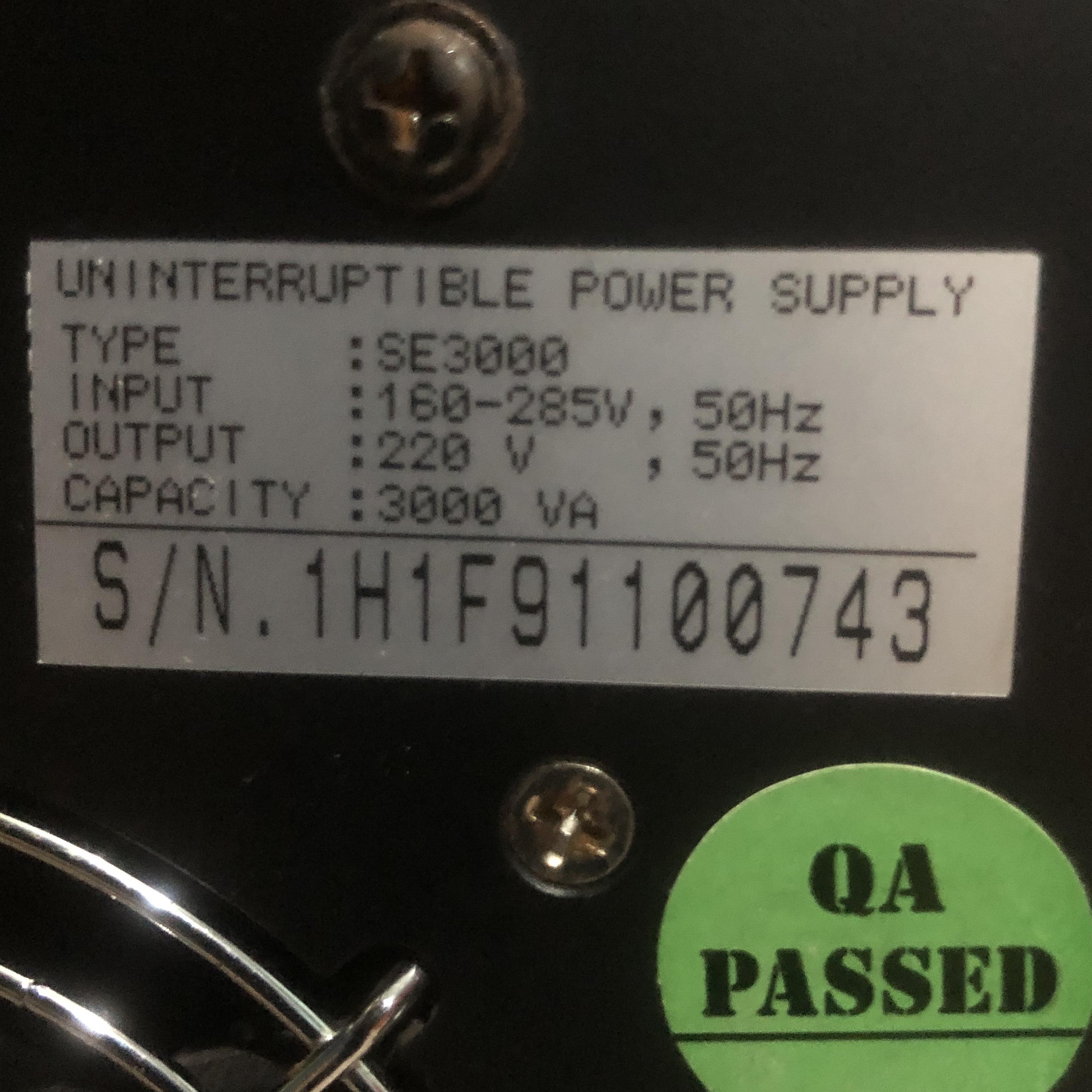 UPS ICA SE 3000